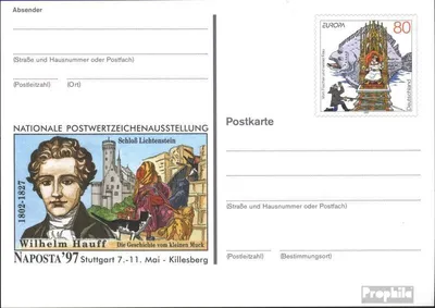 Produktbild von Belege Ganzsachen BRD (BR.Deutschland) 1997 PSo46 Amtliche Sonderpostkarte  NAPOSTA 97