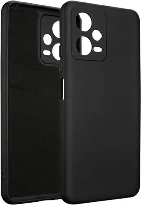 Produktbild von Beline Silikonhülle Xiaomi Redmi Note 13 Pro+ 5G Schwarz/Schwarz