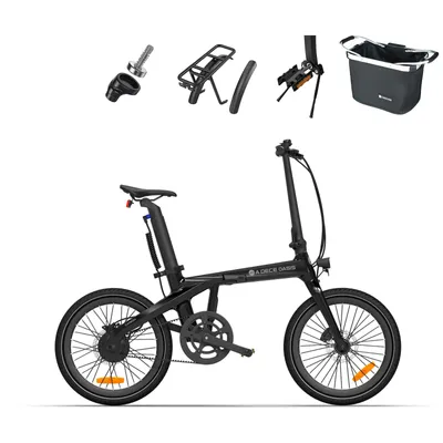 Produktbild von A DECE OASIS E-Bike Air Carbon Elektrofahrrad, Faltrad, ebike Damen/ebike Herren,Citybike,klapprad Riemenantrieb IPS LCD Display, GPS,ADO APP,250W