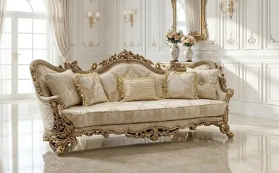 Obrázok produktu pre Trojmiestna pohovka v klasickom štýle s elegantným dizajnom