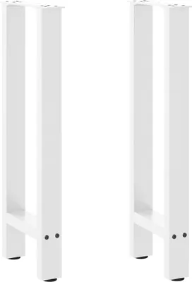 Obrázek produktu pro Nohy konzolového stolku bílé 2 ks 28 x (72-73) cm ocelové