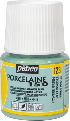 Immagine prodotto di Pebeo Porcelaine 150, 45 ml, 123 verde polvere