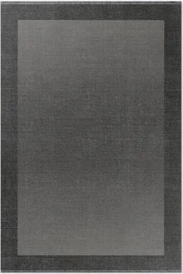 Produktbild von Grauer Rahmen, klassisches Stoffmuster – Vinylteppich – 120x180 cm – Indoor Teppich – Flur – Pflegeleicht – Modern