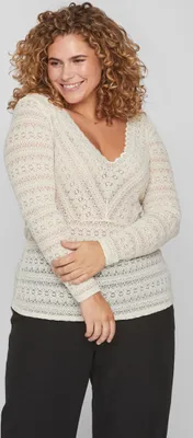 Produktbild von Transparent Gestrickte Bluse VICHIKKA | 52