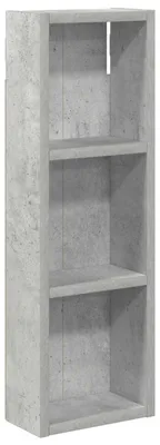Produktbild von vidaXL Badezimmer-Wandschrank mit Regal Betongrau 20 x 10 x 60,5 cm