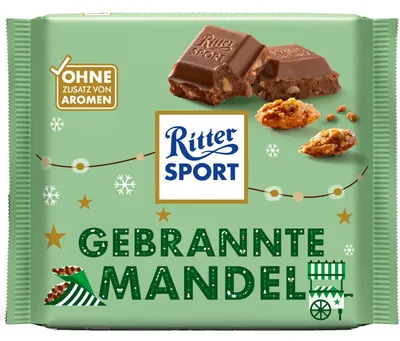Produktbild von Ritter Sport Gebrannte Mandel 100g