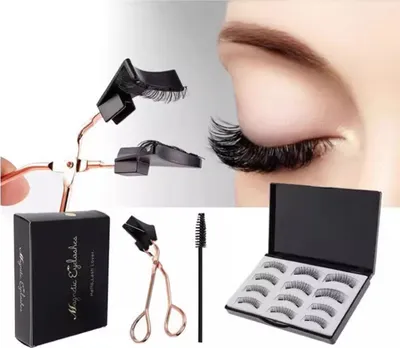 Produktbild von INF Magnetische falsche Wimpern mit Wimpernzange