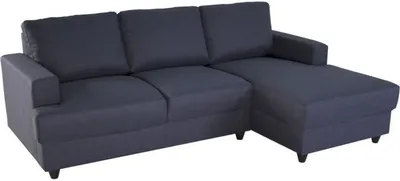 Produktbild von 4-Sitzer-Sofa rechts – Stoff blau – 215 x 140 86 cm