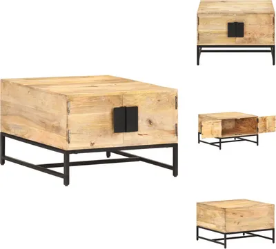 Produktbild von vidaXL Couchtisch 67x67x45 cm Mango Massivholz -  Couchtische