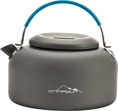 Produktbild von 1.4L Outdoor Camping Wasserkocher Aluminium Teekanne Wasserkocher Kompakte leichte Kaffeekanne fuer Camping Wanderwandern