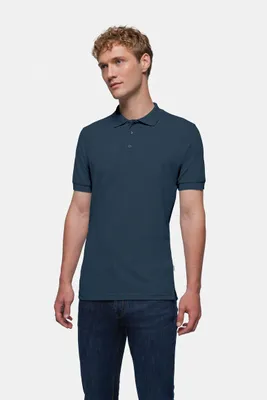 Image de HAKRO® 10008679284502 HAKRO® Herren Polo Shirt CLASSIC blau Größe XL