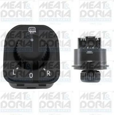 Immagine prodotto di Interruttore, regolazione specchietto retrovisore esterno MEAT & DORIA 206025