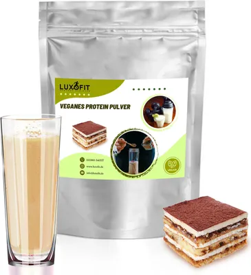 Produktbild von Tiramisu Veganes Protein Eiweiß Pulver Zuckerfrei 1 kg