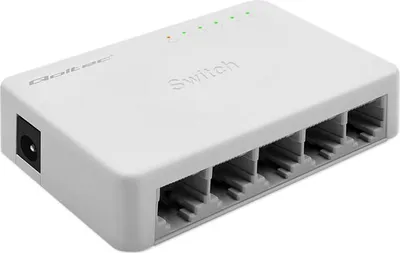 Zdjęcie produktu dla Qoltec Network SWITCH 5xRJ45 port 1000Mbps LAN