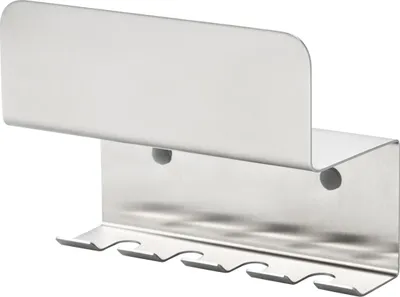 Image de bremermann Porte-brosse à dents PUREZZA à coller ou à percer, inox mat