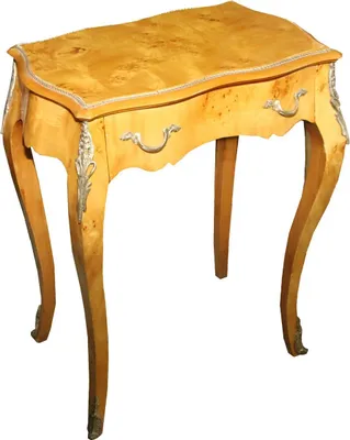 Produktbild von Casa Padrino Barock Beistelltisch Modell Mahagoni hellbraun 59 x 73 cm - Barock Telefontisch