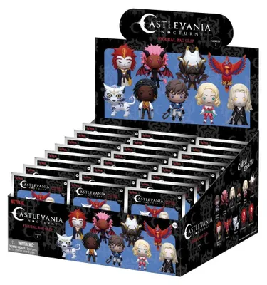 Image de Monogram Int. MNGM32580 - Porte-clés en PVC 3D Castlevania Nocturne, série 1, présentoir (24) - Neuf