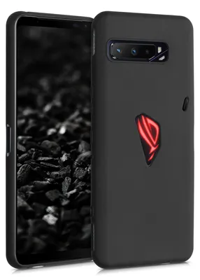 Produktbild von kwmobile Handyhülle für ASUS ROG Phone 3 (ZS661KS) Hülle - TPU Case - Kabelloses Laden - Schutzhülle Cover in Schwarz matt