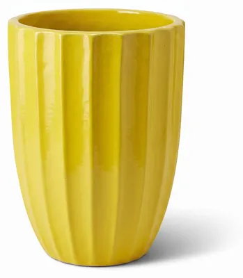 Zdjęcie produktu dla Doniczka ceramiczna Provencelia HUGO Żółty, Ø36 cm x H50 cm, mrozoodporna