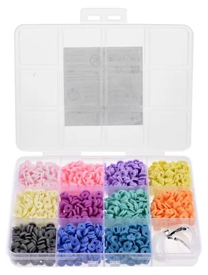 Produktbild von Glorex Perlen-Set Heishi Pastell