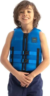 Produktbild von Jobe Nopren Vest Youth, Blau, Neopren, Polyvinylchlorid (PVC), 128 cm, Ein-Weg-Reißverschluss, YKK, YKK