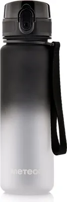 Zdjęcie produktu dla Bidon sportowy Meteor 500 ml czarny/biały