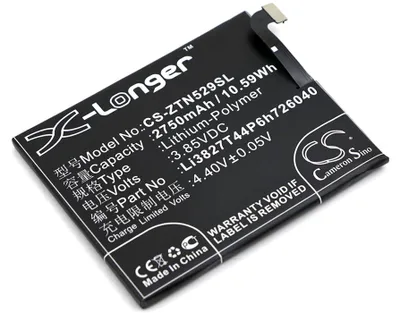 Obrázok produktu pre TECHTEK Batéria kompatibilná s [ZTE] Nubia Z11 mini, NX529, NX529J nahrádza Li3827T44P6h726040