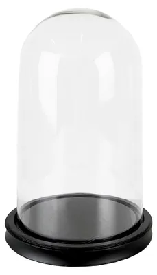 Immagine prodotto di Campana Clayre & Eef Ø 18x28 cm Vetro nero