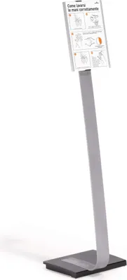 Zdjęcie produktu dla DURABLE Pod?ogowy stojak informacyjny INFO SIGN STAND A4, Srebrny, 481223