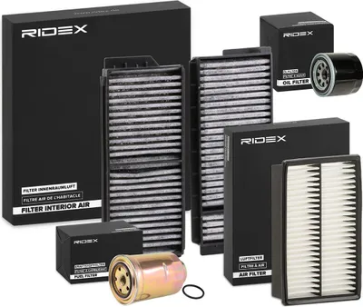 Produktbild von RIDEX Filterset Inspektionspaket Filtersatz für MAZDA 5 (CR19) 3 (BK) 3 Stufenheck (BK)
