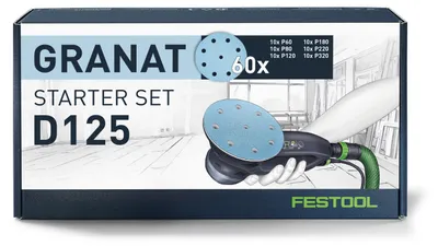 Image de Festool Abrasifs Granat D125 GR-Set