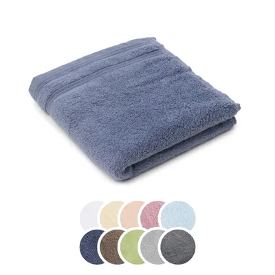Produktbild von liebling Handtuch Baumwolle Zero Twist, Serie Lille, 600 gr. / m², 50 x 100 cm, 60 Grad, ultra weich, saugstark, dunkelblau