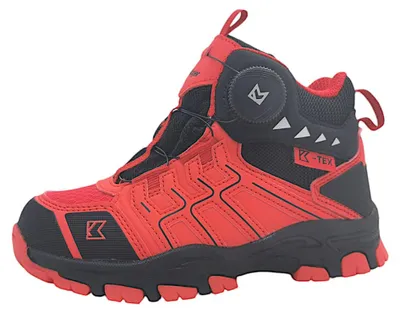 Image de Chaussures de sport Kastinger Kontio pour enfants, chaussures de randonnée, couleur rouge, pour le quotidien