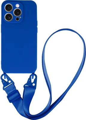 Productafbeelding van Beschermhoes/telefoontas voor iPhone 15, design 2, blauw