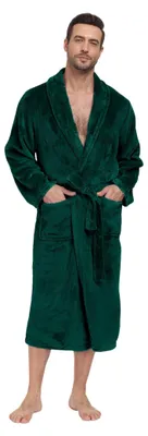Productafbeelding van Omgoods - Luxe Badjas voor Mannen van Zacht en Warm Flanel
