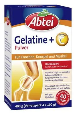 Image de Abtei Gélatine Plus Vitamine C en poudre 400 g