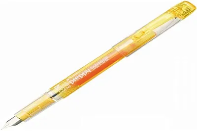 Zdjęcie produktu dla Długopis Platinum Preppy, seria 03, żółty, cienny wkład