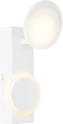 Productafbeelding van Brilliant LED Wand- & Deckenleuchte Spot Meriza Weiß 10W 1200lm warmweiß 3000K schwenkbar