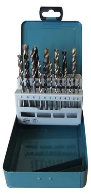 Image de Coffret 18 forets pour bois, métal et béton, à emmanchement cylindrique MAKITA D-46202