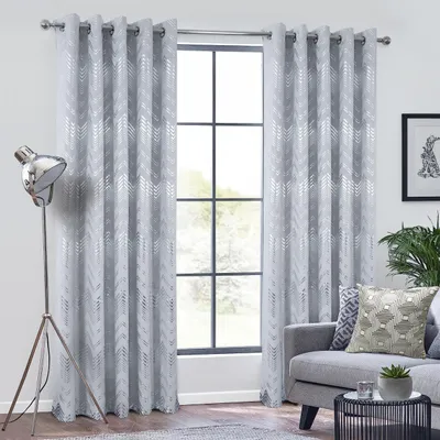 Immagine prodotto di Tende nere al 100% con righe argentate, ideali per soggiorno e camera da letto, dimensioni 140 x 260 cm