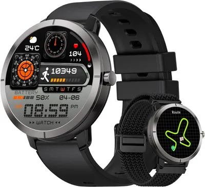 Smartwatch10 Tage Akku,1.35″ Aluminiumgehäuse,Anruf/KI-Sprachassistent,170+ Sportmodi,Fitness Tracker mit Herzfrequenz,SpO2,Stress,Schlaf-Tracker