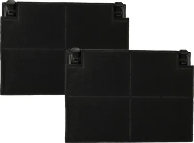 Produktbild von vhbw 2x Aktivkohlefilter Ersatz für Zanussi 902979355/2, EFF70, 9029793552 für Dunstabzugshaube - 19,5 x 13,9 x 2,2 cm