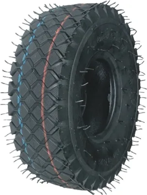 Produktbild von Kinderquadreifen Quadreifen Reifen Mini-Quad 4.10x3.5-4 Rautenprofil schwarz