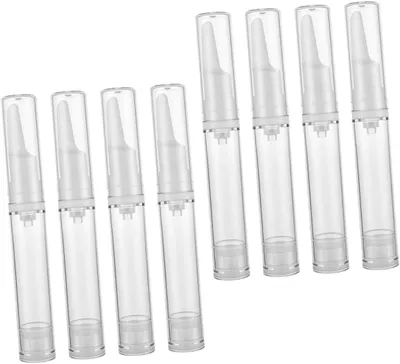 Produktbild von 8 leere Vakuumflaschen aus Kunststoff, 10ml, als Kosmetikspender