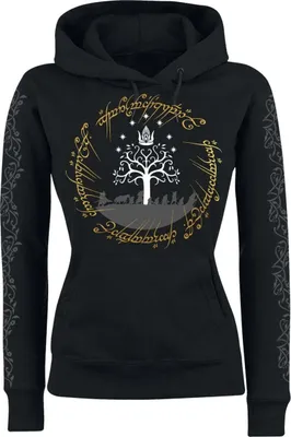 Produktbild von Der Herr der Ringe Kapuzenpullover Damen Journey schwarz L