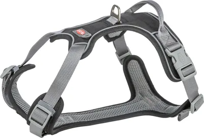 Produktbild von TRIXIE Premium Active Geschirr - schwarz - 49–69 cm/20 mm