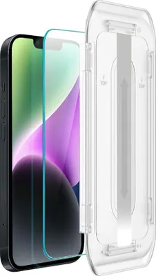 Obrázek produktu pro tvrzené sklo 9H pro displej iPhone 14 s aplikátorem
