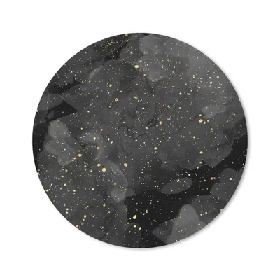 Produktbild von MuchoWow® Mauspad Mousepad Marmor - Glitter - Gold - Schwarz - Muster 50x50 cm - Mousepads - Maus Mat - Pad - Mausunterlage - Vinyl
