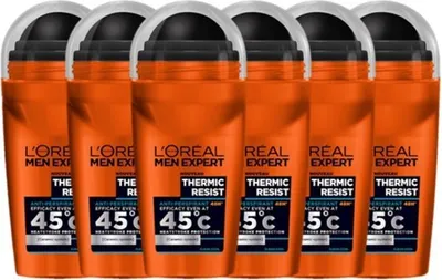 Produktbild von L’Oréal Paris Men Expert L'Oréal Paris Men Expert Thermic Resist - Deodorant Roller - 6 x 50ml