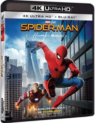 Imagen del producto de Spider-Man: Regreso a casa [4K Ultra HD + Blu-ray] (SPIDER-MAN: HOMECOMING, importación de España, consultar los detalles para conocer los idiomas disponibles)